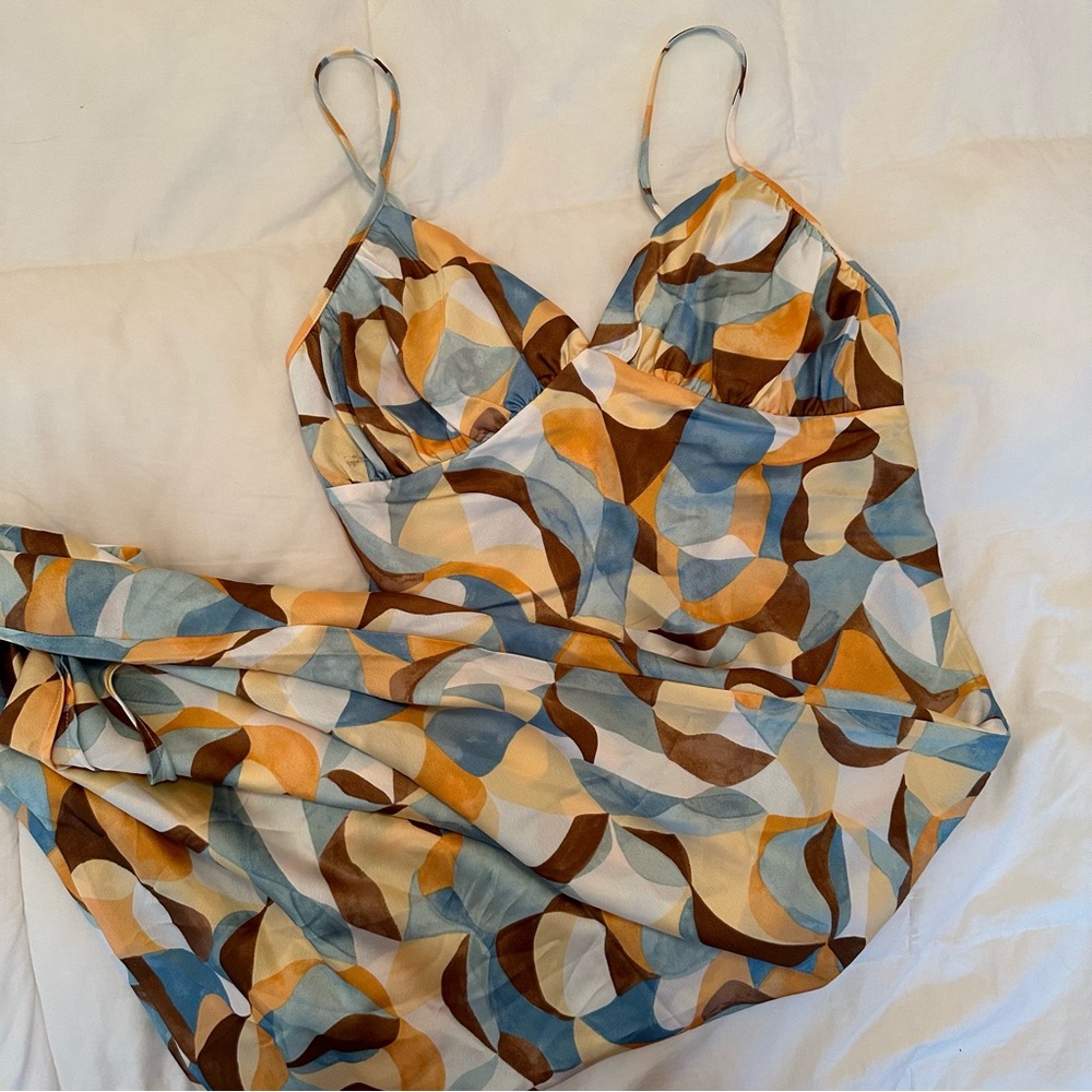 Abercrombie Patterned Midi Dress